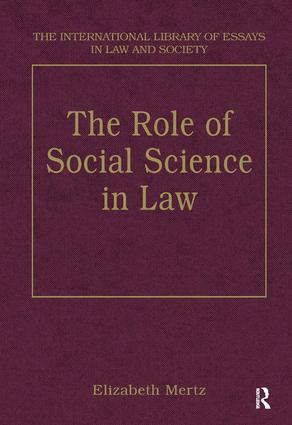 Role of Social Science in Law
