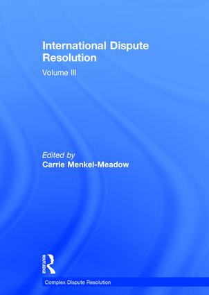 International Dispute Resolution