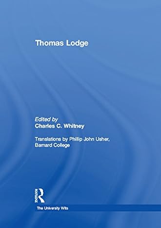 Thomas Lodge - Hardback