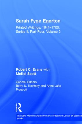 Sarah Fyge Egerton