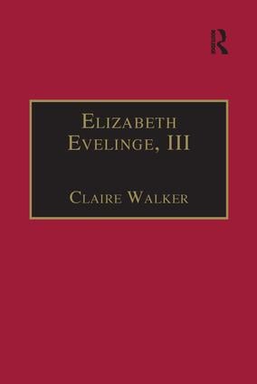 Elizabeth Evelinge, III