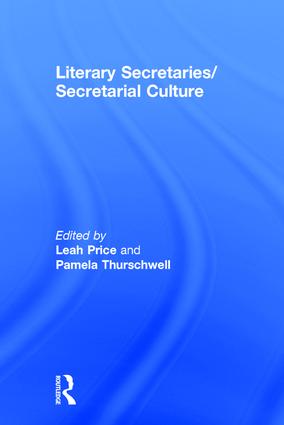Literary Secretaries/Secretarial Culture