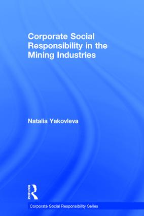 Corporate Social Responsibility in the Mining Industries