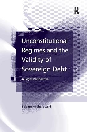 Unconstitutional Regimes and the Validity of Sovereign Debt