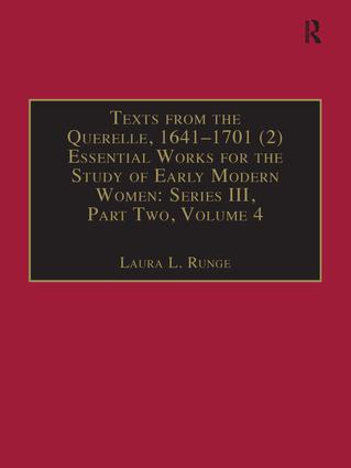 Texts from the Querelle, 1641–1701 (2)