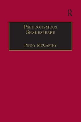 Pseudonymous Shakespeare