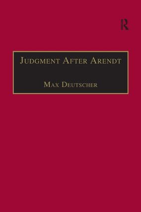 Judgment After Arendt