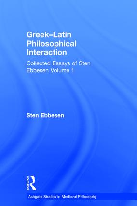 Greek–Latin Philosophical Interaction
