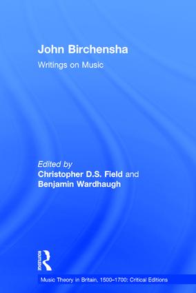 John Birchensha: Writings on Music