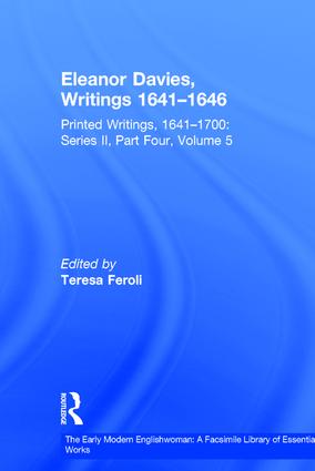 Eleanor Davies, Writings 1641–1646