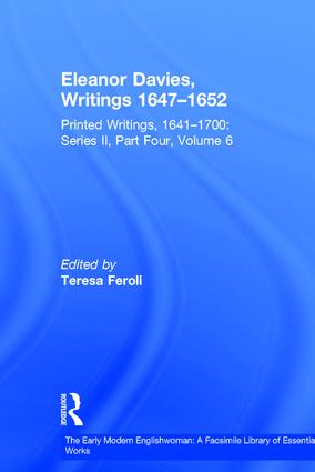 Eleanor Davies, Writings 1647–1652
