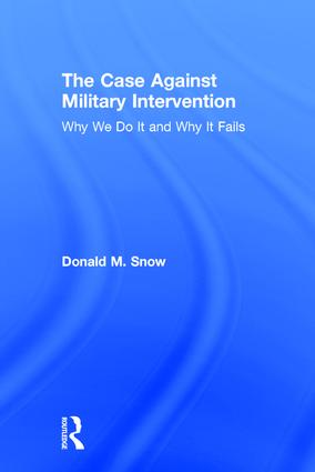 Case Against Military Intervention