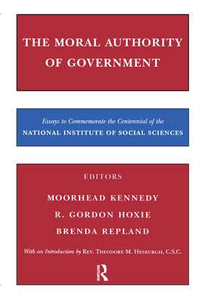 Moral Authority of Government