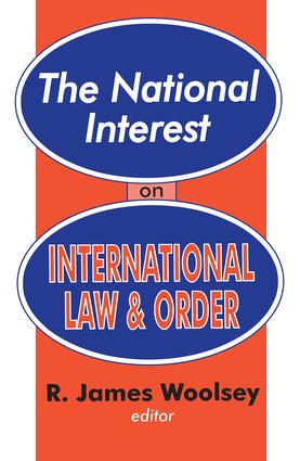 National Interest on International Law and Order - Hardback