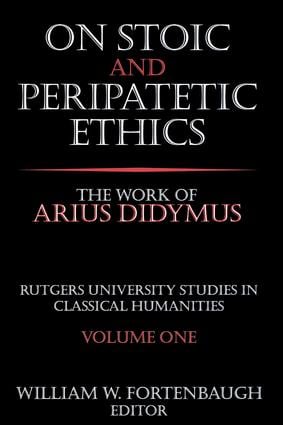 On Stoic and Peripatetic Ethics