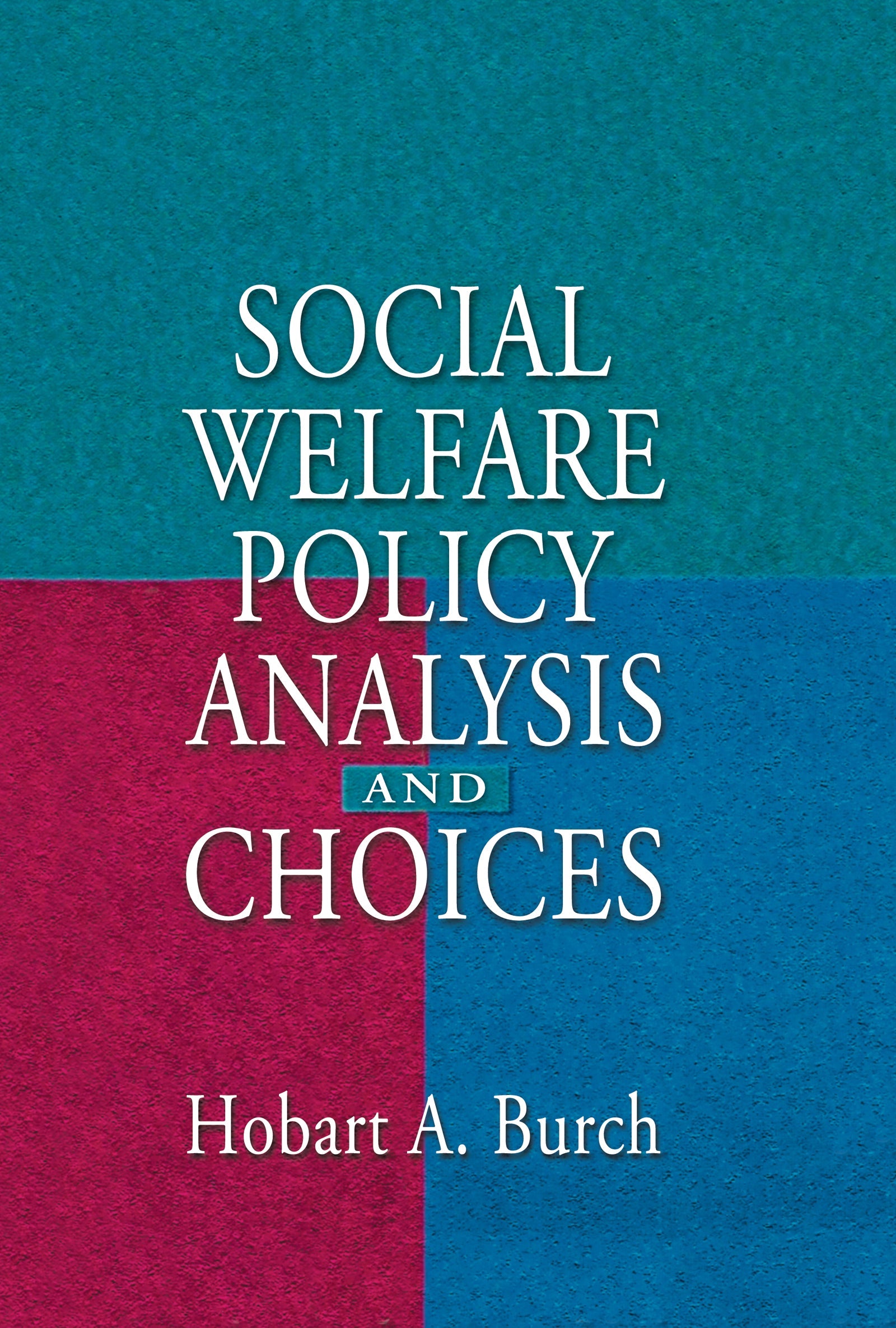 Social Welfare Policy Analysis and Choices