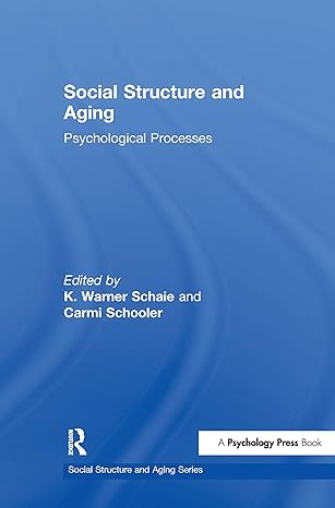 Social Structure and Aging - Hardback