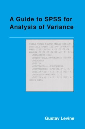 Guide to SPSS for Analysis of Variance