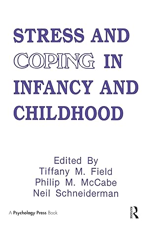 Stress and Coping in Infancy and Childhood - Hardback