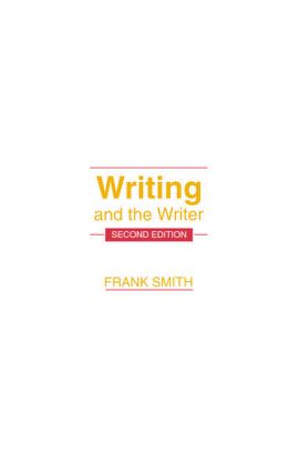 Writing and the Writer