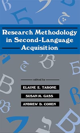 Research Methodology in Second-Language Acquisition - Hardback