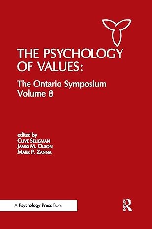 Psychology of Values - Hardback