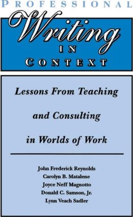 Professional Writing in Context