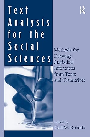 Text Analysis for the Social Sciences - Hardback