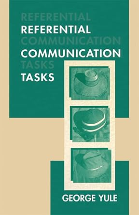Referential Communication Tasks - Hardback