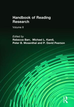 Handbook of Reading Research, Volume II