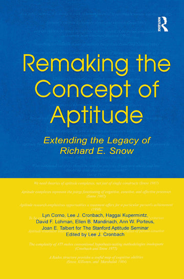 Remaking the Concept of Aptitude