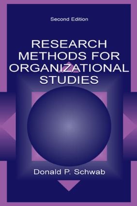 Research Methods for Organizational Studies