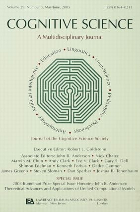 2004 Rumelhart Prize Special Issue Honoring John R. Anderson