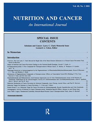 Selenium and Cancer