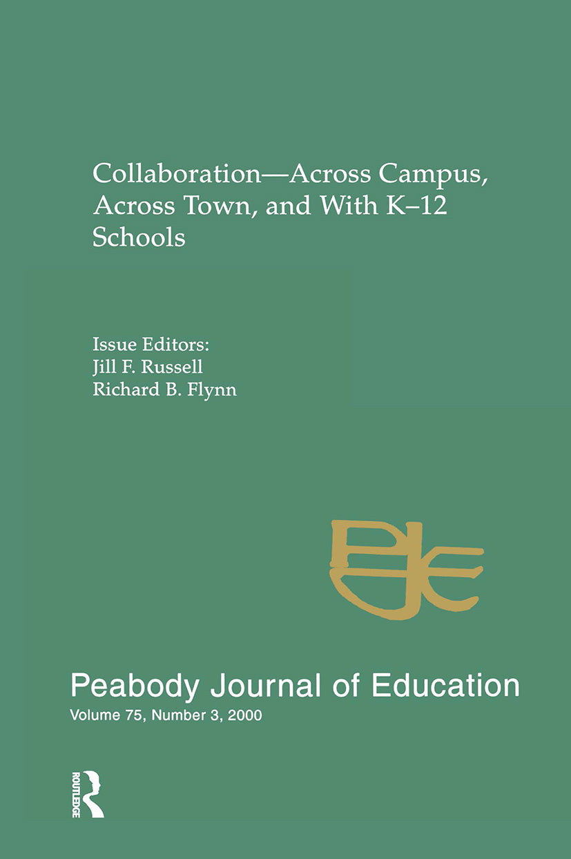 Collaboration--across Campus, Across Town, and With K-12 Schools
