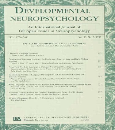 Origins of Language Disorders