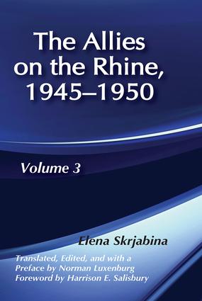Allies on the Rhine, 1945-1950