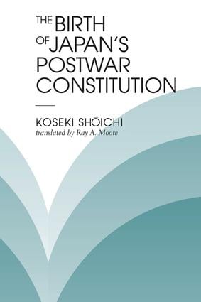 Birth Of Japan's Postwar Constitution
