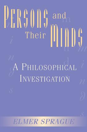 Persons And Their Minds