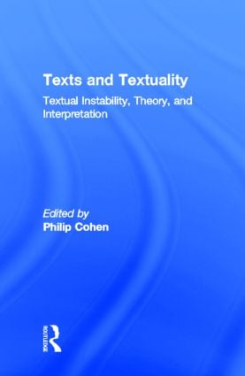 Texts and Textuality