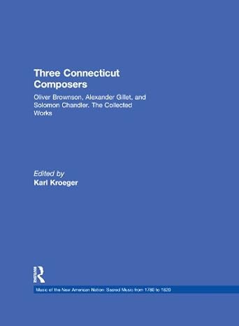 Three Connecticut Composers - Hardback
