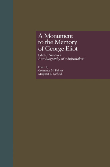 Monument to the Memory of George Eliot