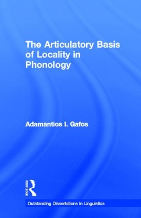 Articulatory Basis of Locality in Phonology