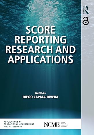 Score Reporting Research and Applications - Hardback