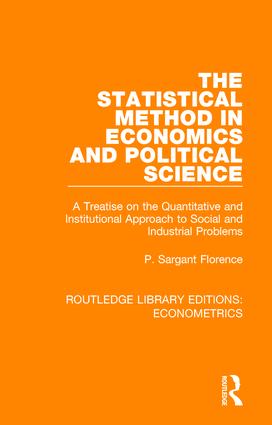 Statistical Method in Economics and Political Science