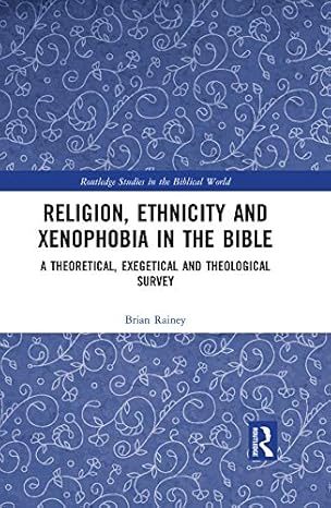 Religion, Ethnicity and Xenophobia in the Bible - Hardback