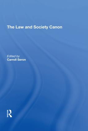 Law and Society Canon