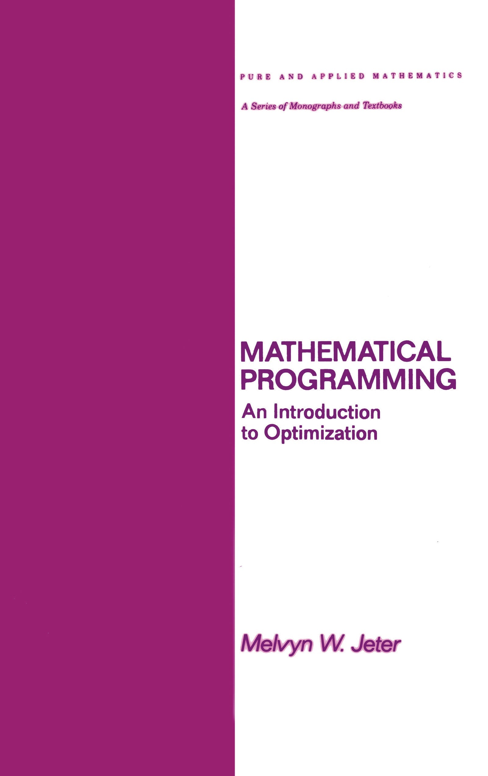 Mathematical Programming