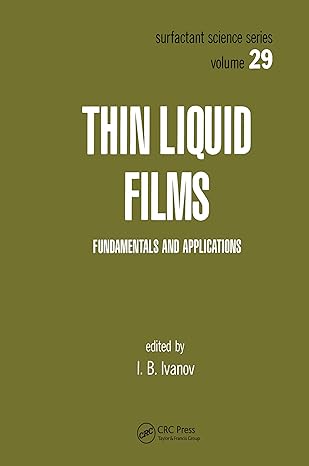 Thin Liquid Films - Hardback