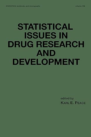 Statistical Issues in Drug Research and Development - Hardback